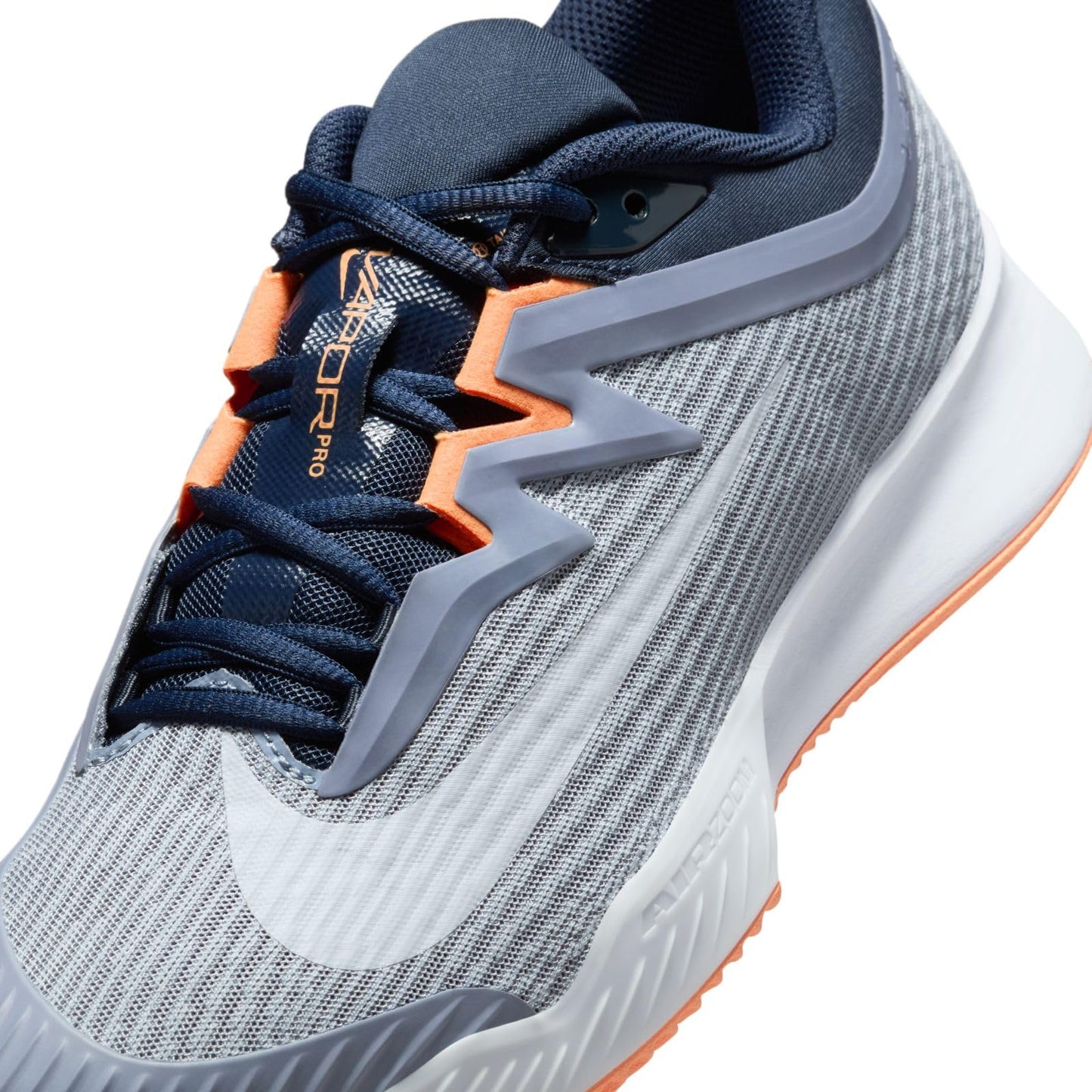 Nike Vapor Pro 3 Men's Clay Court Tennis Shoes (HQ6034-400, Ashen Slate/Obsidian/Light Armory Blue/Football Grey) Size 10.5