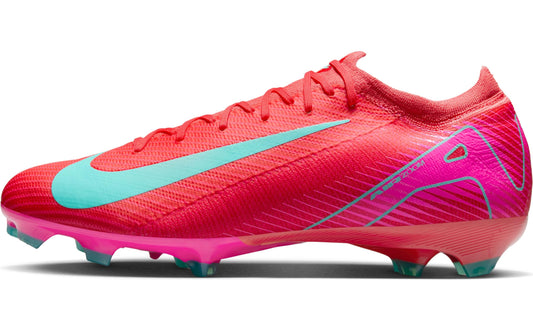 Nike Mercurial Vapor 16 Pro FG Low-Top Soccer Cleats (FQ8685-800, Ember Glow/Aurora Green) Size 8