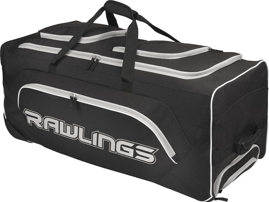 Rawlings | YADI Wheeled Catcher's Bag | Yadier Molina Model | Baseball/Softball | Black