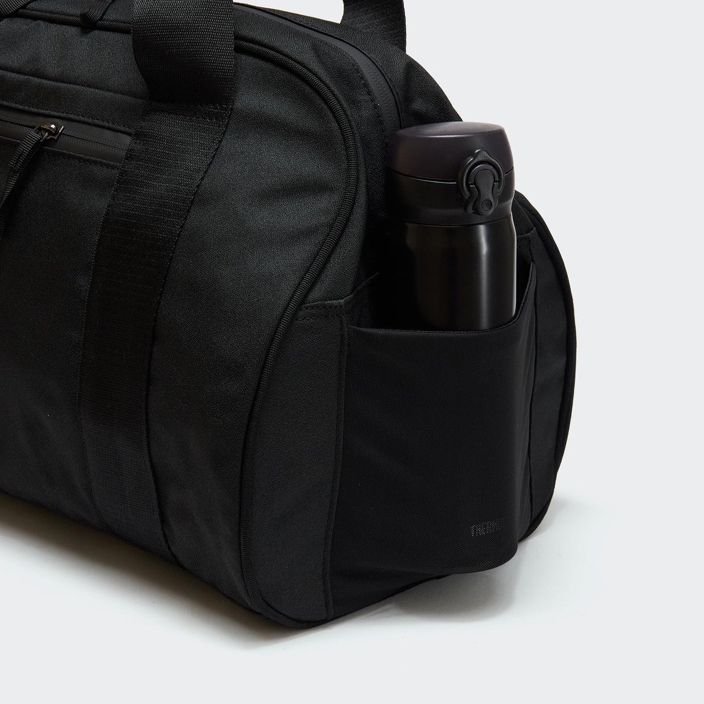 Pander 28L Large Gym Duffle Bag with Shoe Compartment, Fit for Travel, Weekend, Sports, Workout, Overnight.(Black)