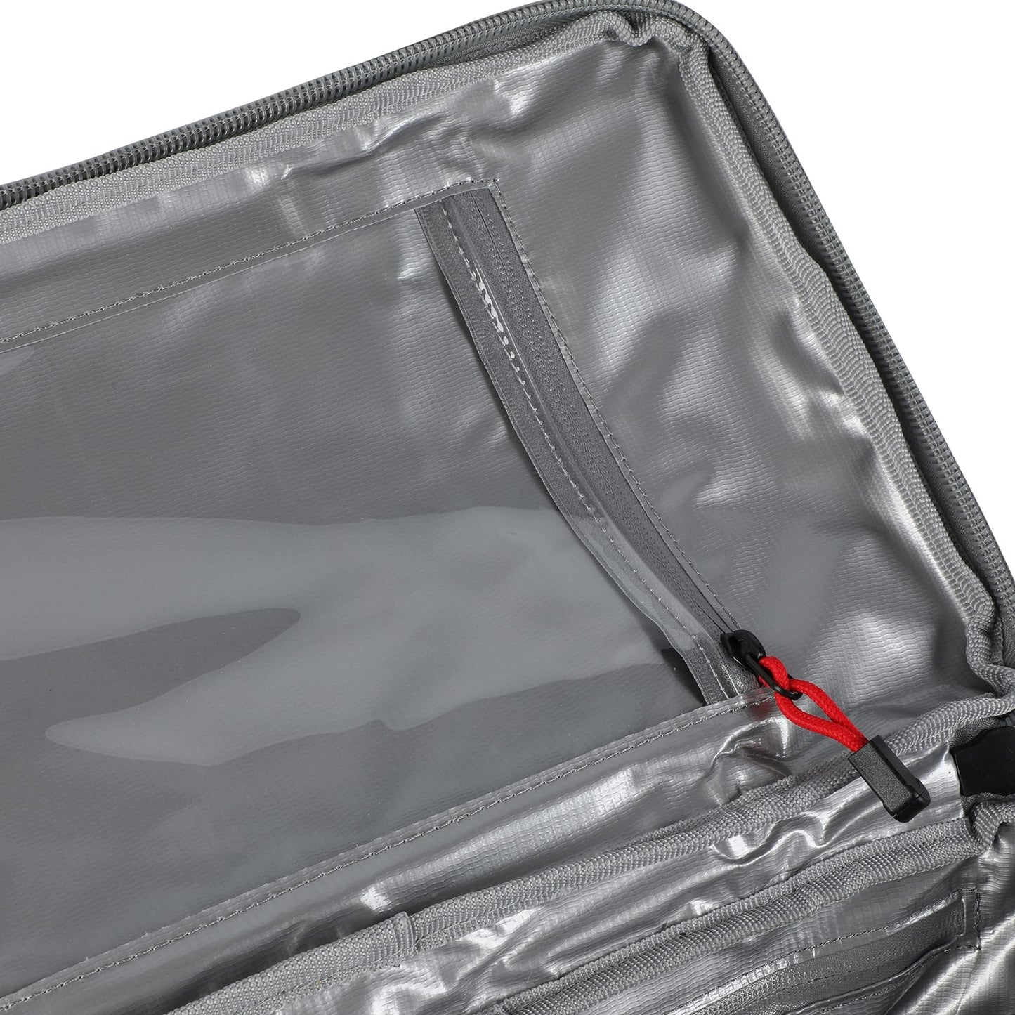 KitBrix Waterproof Sports Duffel Bag, Personal Item Travel Bag 15.3" x 9.4" x 9.4" - Solid Base - Built for Wet, Muddy Gear - Multi-Use Swimming, Gym, Soccer, Camping, Triathlon Transition Bag - Grey