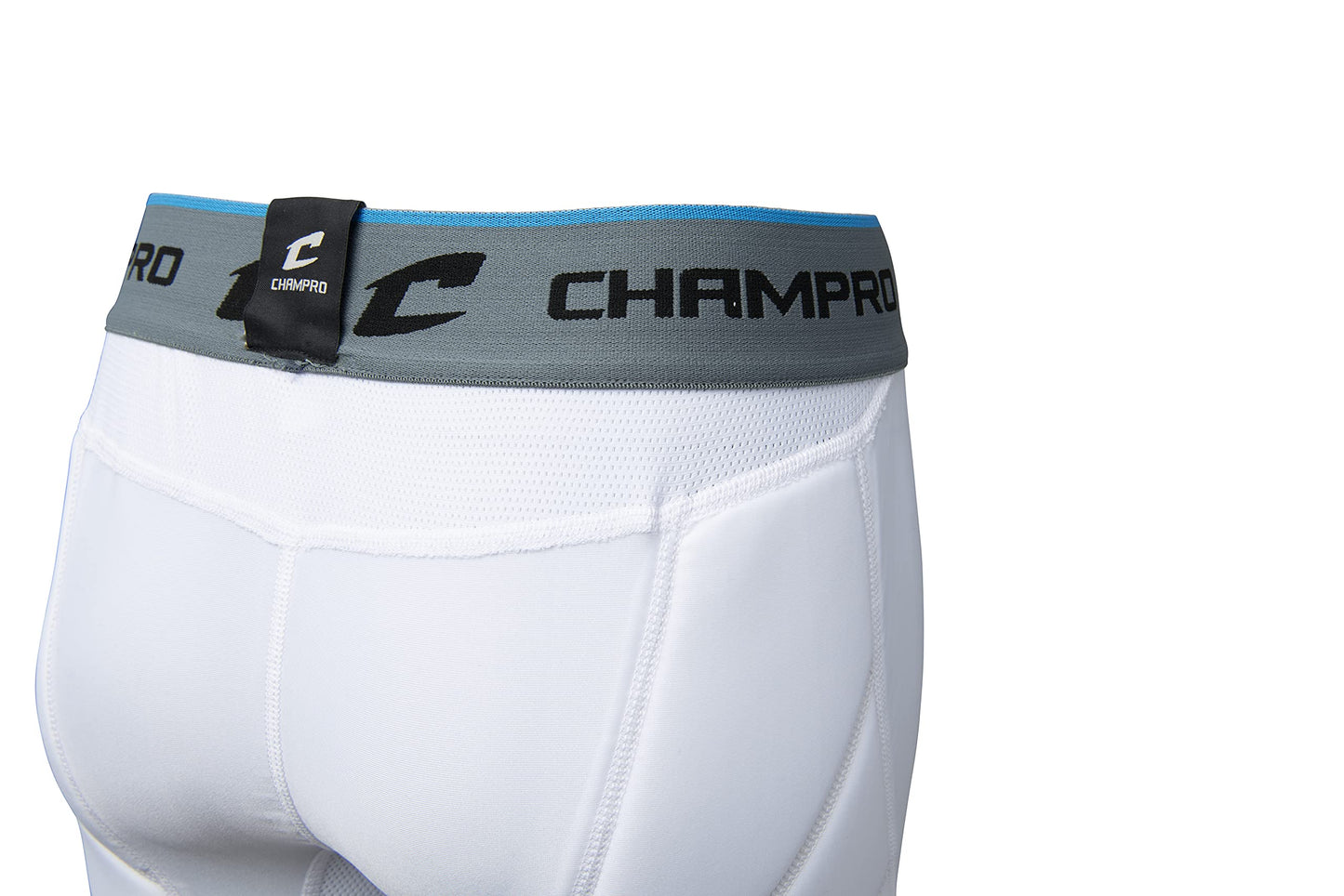 CHAMPRO Windmill Women's Sliding Short - Polyester/Spandex, White, Medium