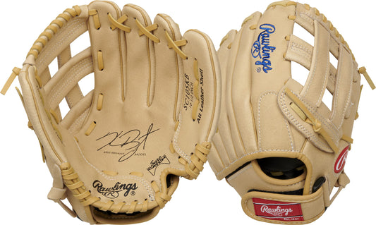 Rawlings | SURE CATCH T-Ball & Youth Baseball Glove | Right Hand Throw | 10.5" | Kris Bryant Model