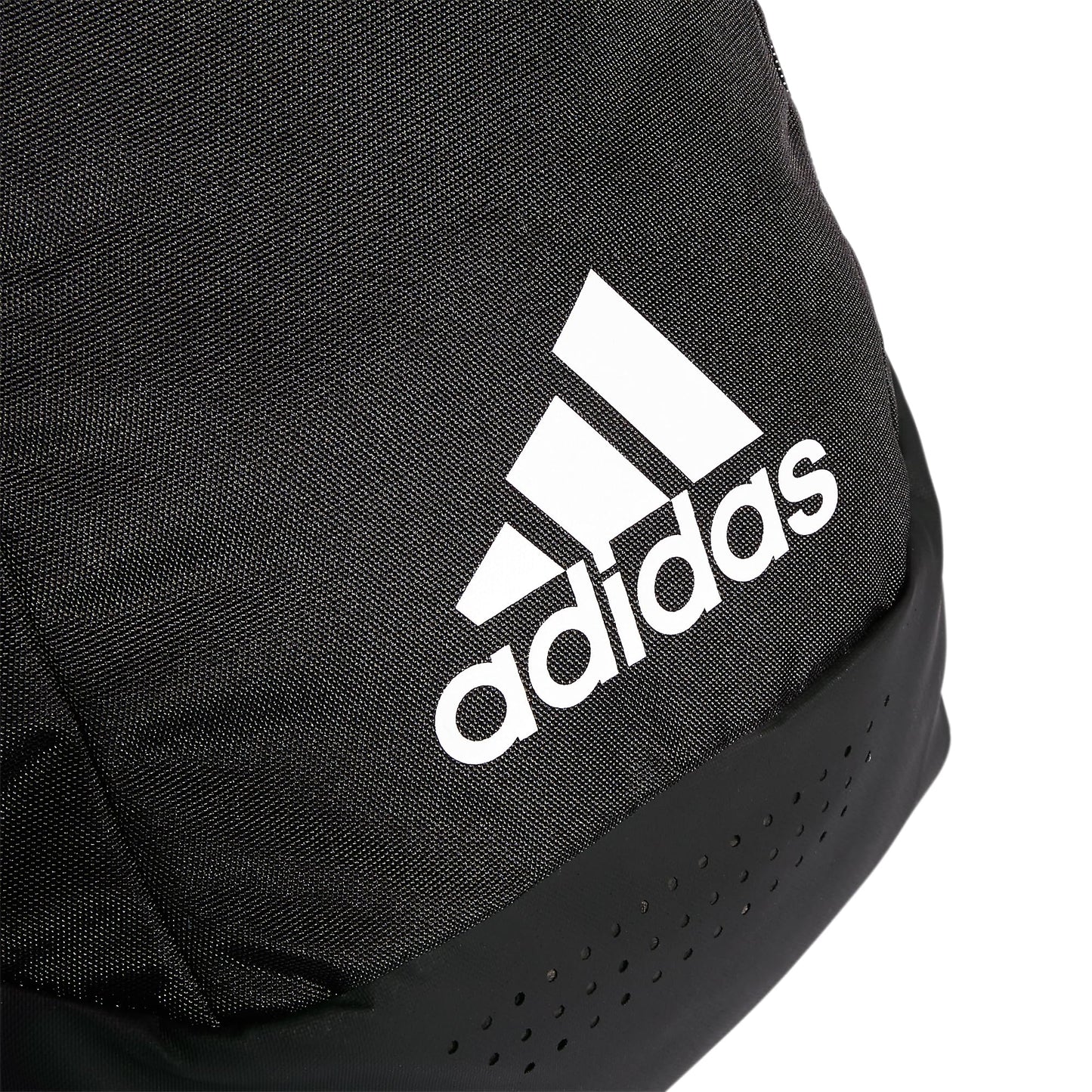 adidas Defender Sports Backpack with Shoe Compartment, Soccer Bag, Black/White, One Size
