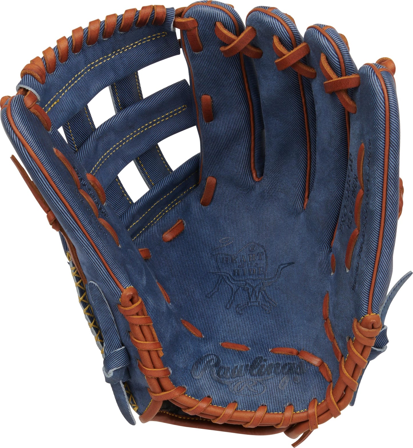 Rawlings | Limited Edition Denim Series | Heart of The Hide | 12.75" Outfield | Left Hand Throw