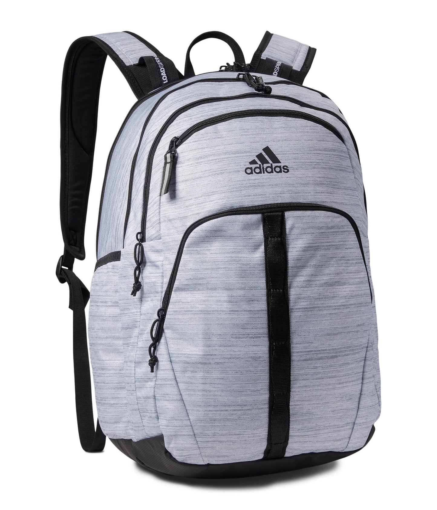 adidas Prime Backpack for Work, Travel Bag for Women and Men with Padded Compartment for Laptop, Two Tone White/Black/2, One Size