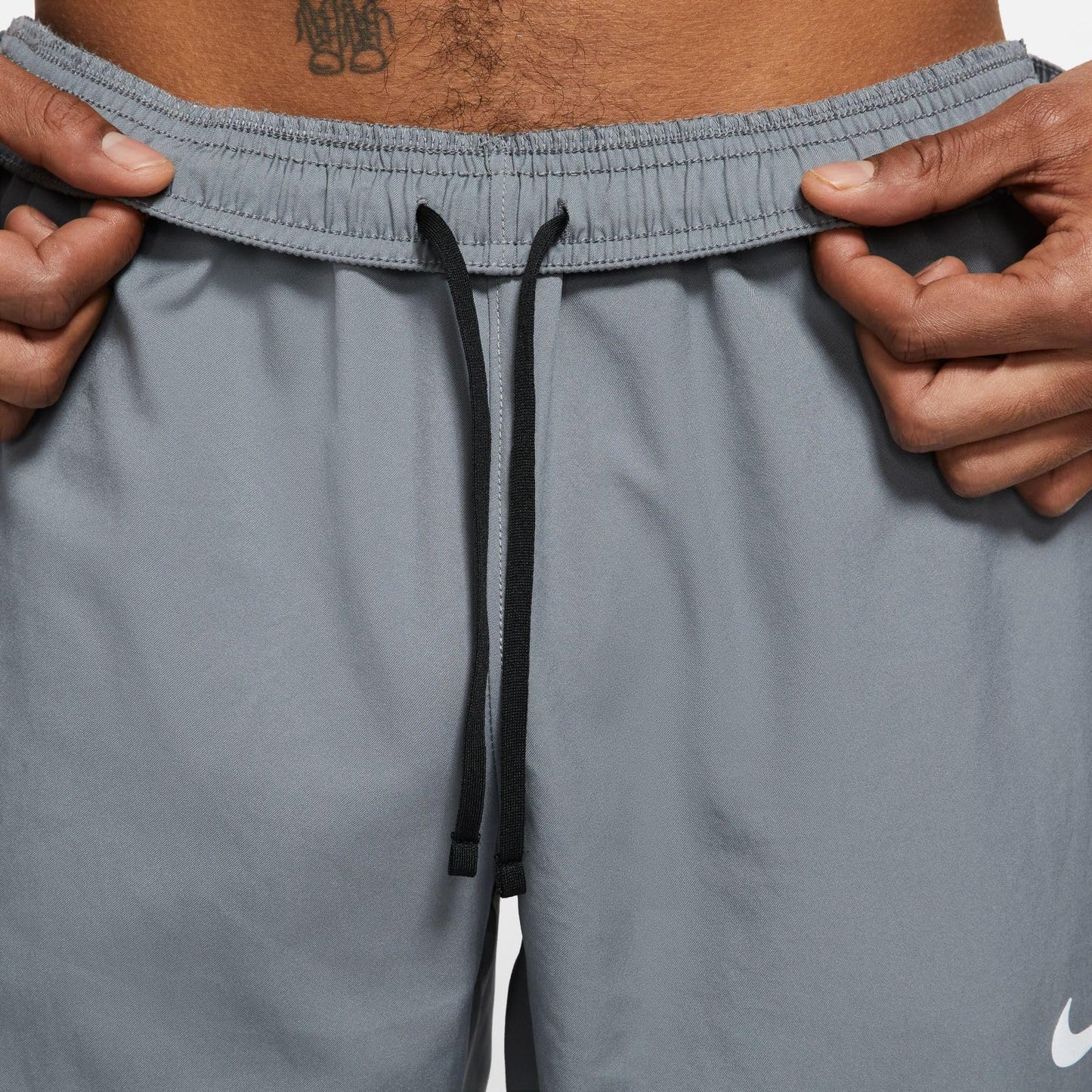 Nike Mens Dri-Fit Running Pants Joggers M Gray
