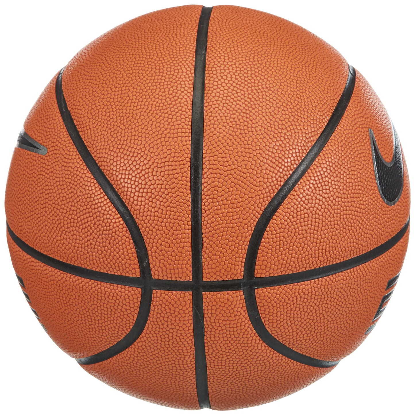 Nike Unisex - Elite All-Court Basketball, Amber Metallic Silver/Black, Size 7, 1 Ball, 1 Set, 1 Piece, Indoor/Outdoor