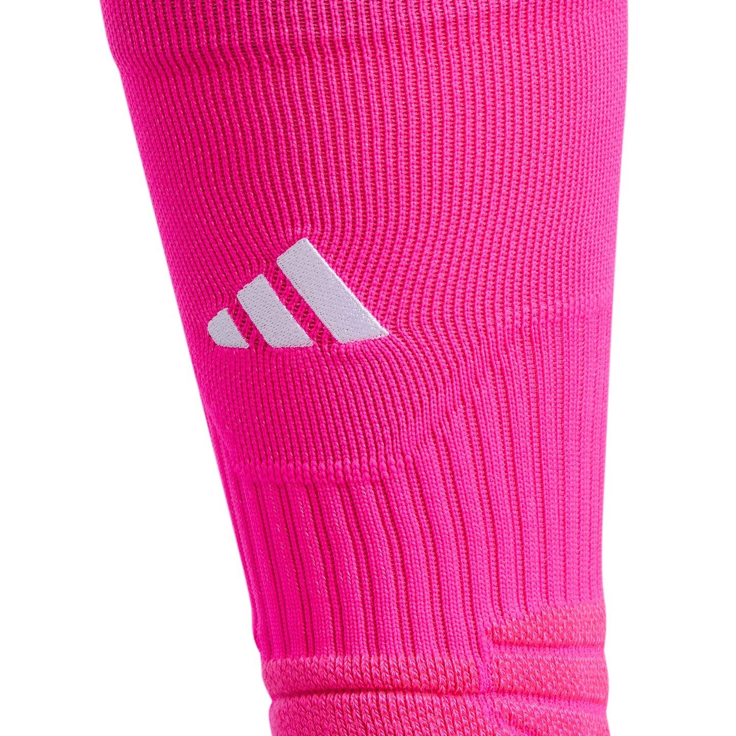 adidas 5-Star Football Crew Socks for Men's and Women's Sports, Soccer, Volleyball, 1-Pack, Team Shock Pink/White/2.0, Medium