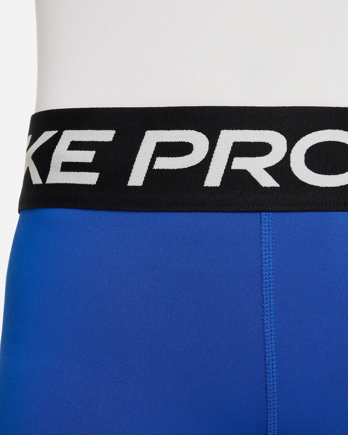 Nike Girls Pro Shorts (Little Big Kids), Game Royal/White