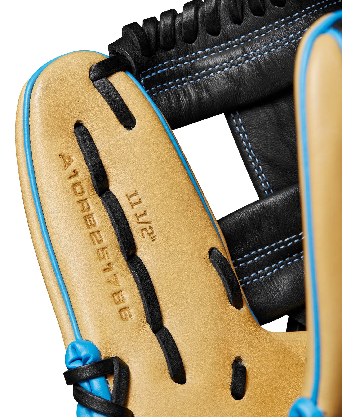 Wilson Fall 2024 A1000® 1786 11.5” Infield Baseball Glove - Blonde/Black/Cool Blue, Right Hand Throw