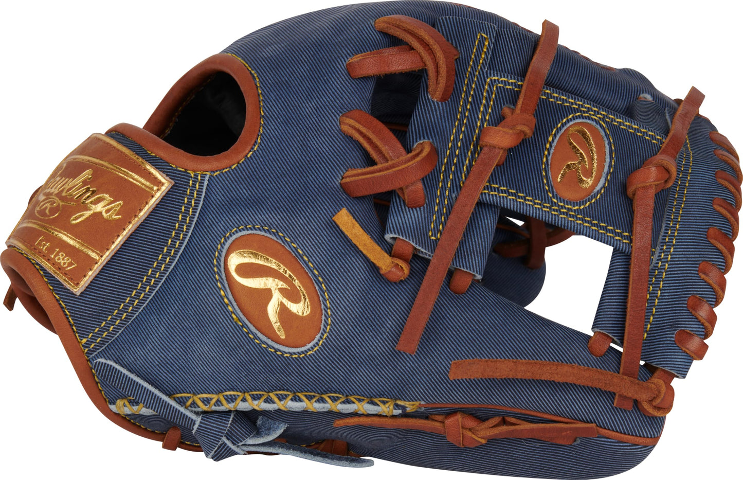 Rawlings | Limited Edition Denim Series | Heart of The Hide | 11.5" Infield | Right Hand Throw