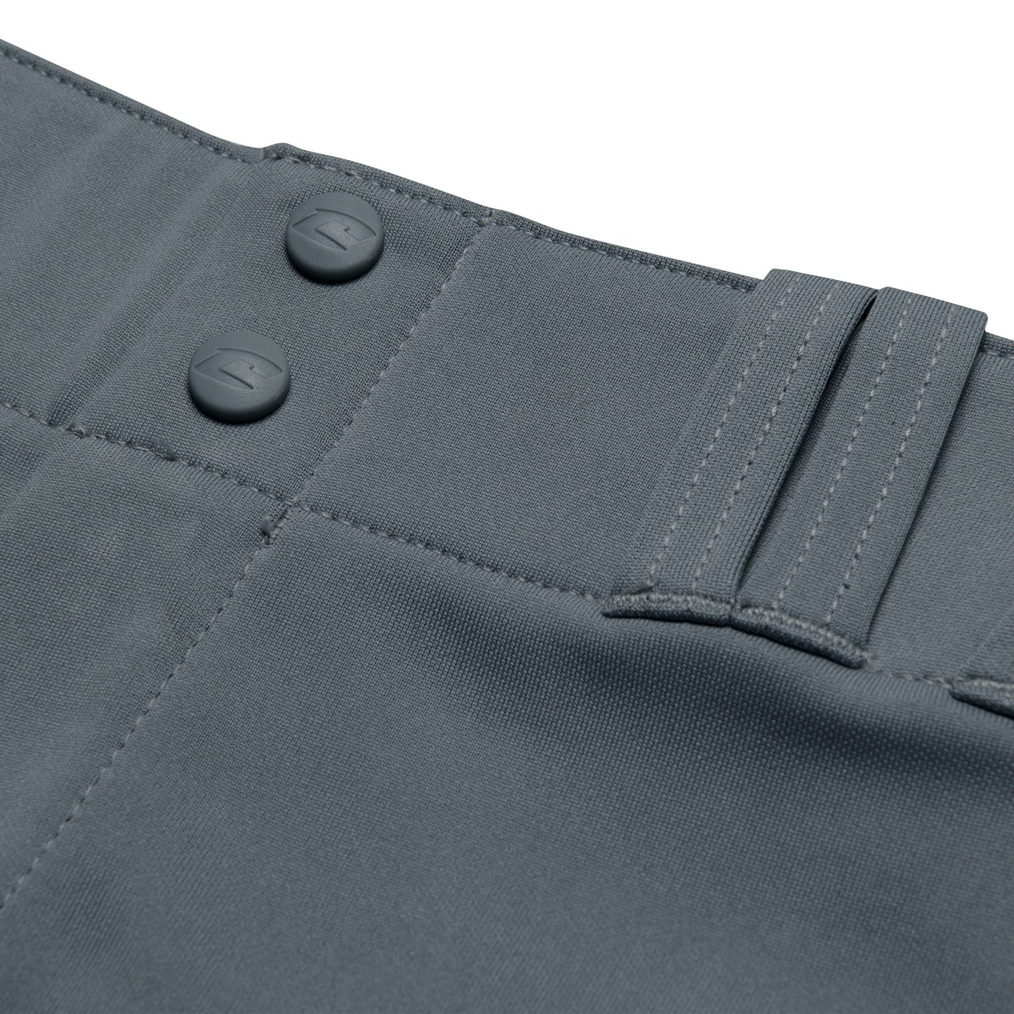 Champro Standard Triple Crown Open Bottom Adult Baseball Pants, Graphite, Black Pipe, Large