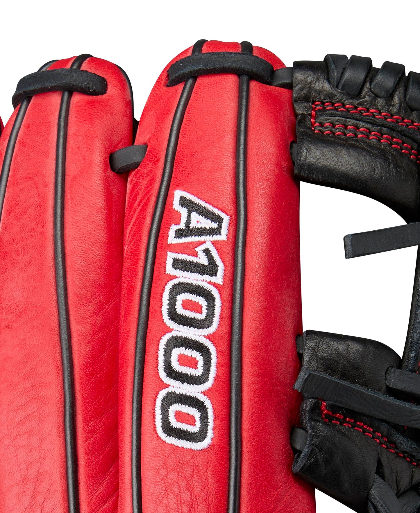 Wilson 2024 A1000 1787 11.75” Infield Baseball Glove - Right Hand Throw, Red/Black/White