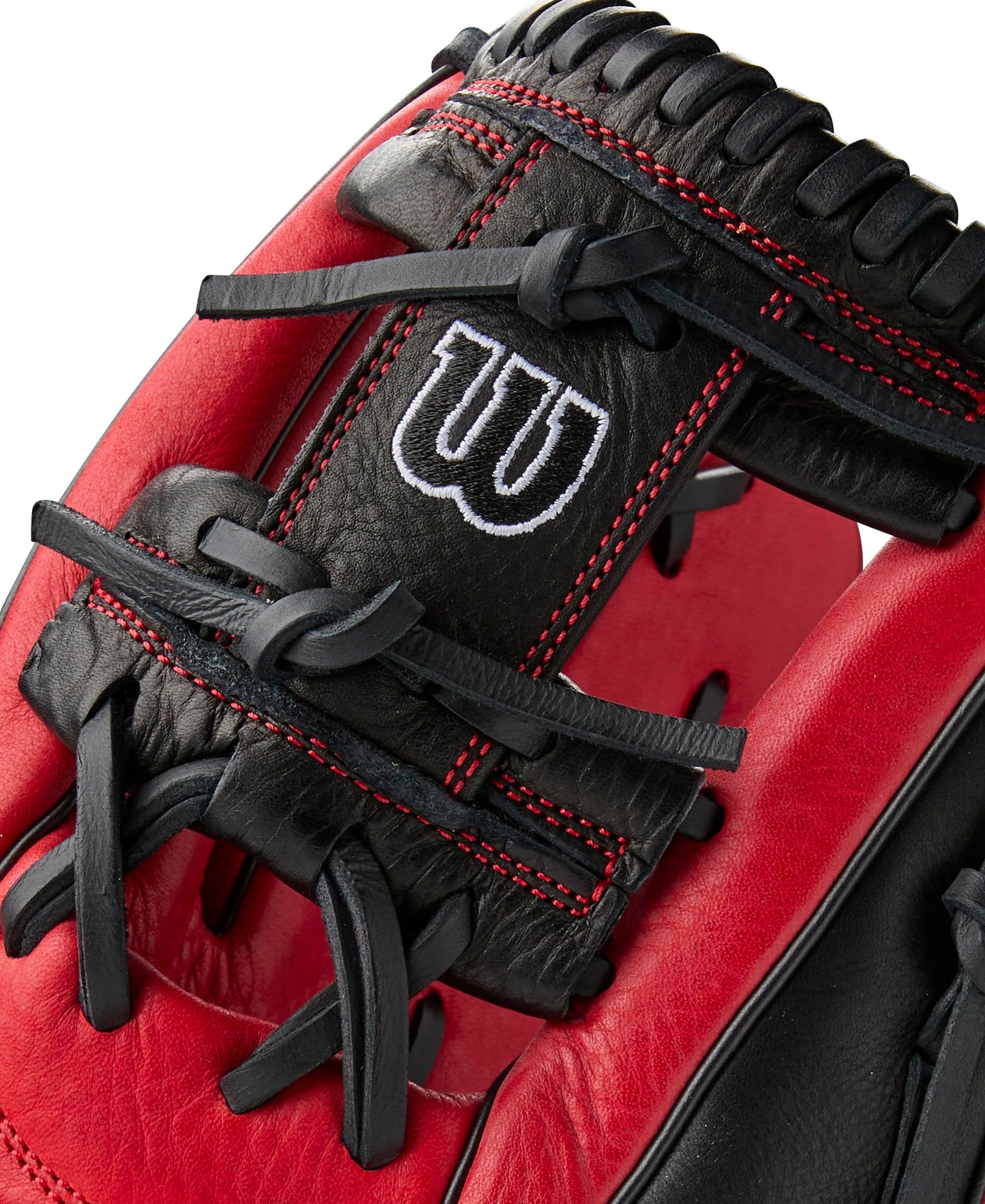 Wilson 2024 A1000 1787 11.75” Infield Baseball Glove - Right Hand Throw, Red/Black/White