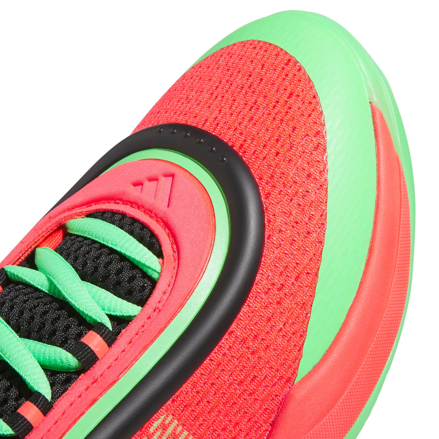 adidas Unisex D.O.N. Issue 6 Basketball Sneaker, Lucid Red/Black/Screaming Green, 10 US Men