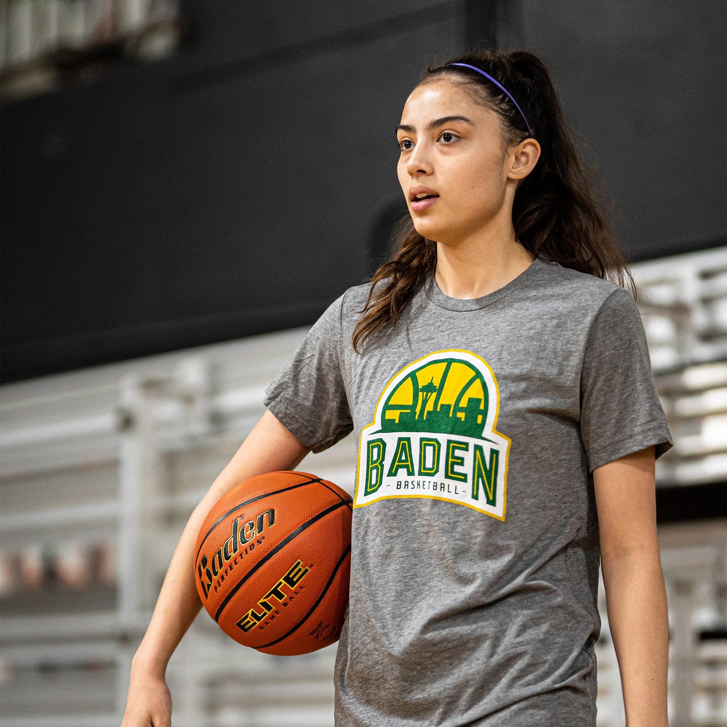 Baden Elite Indoor Game Composite Basketball - Official Size 6 & 7 | Premium Quality for Professional Play | Ideal for Indoor Games