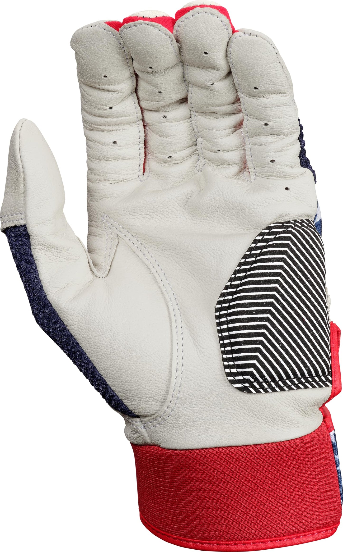 Rawlings | Workhorse Baseball Batting Gloves | Stars & Stripes | Adult Small
