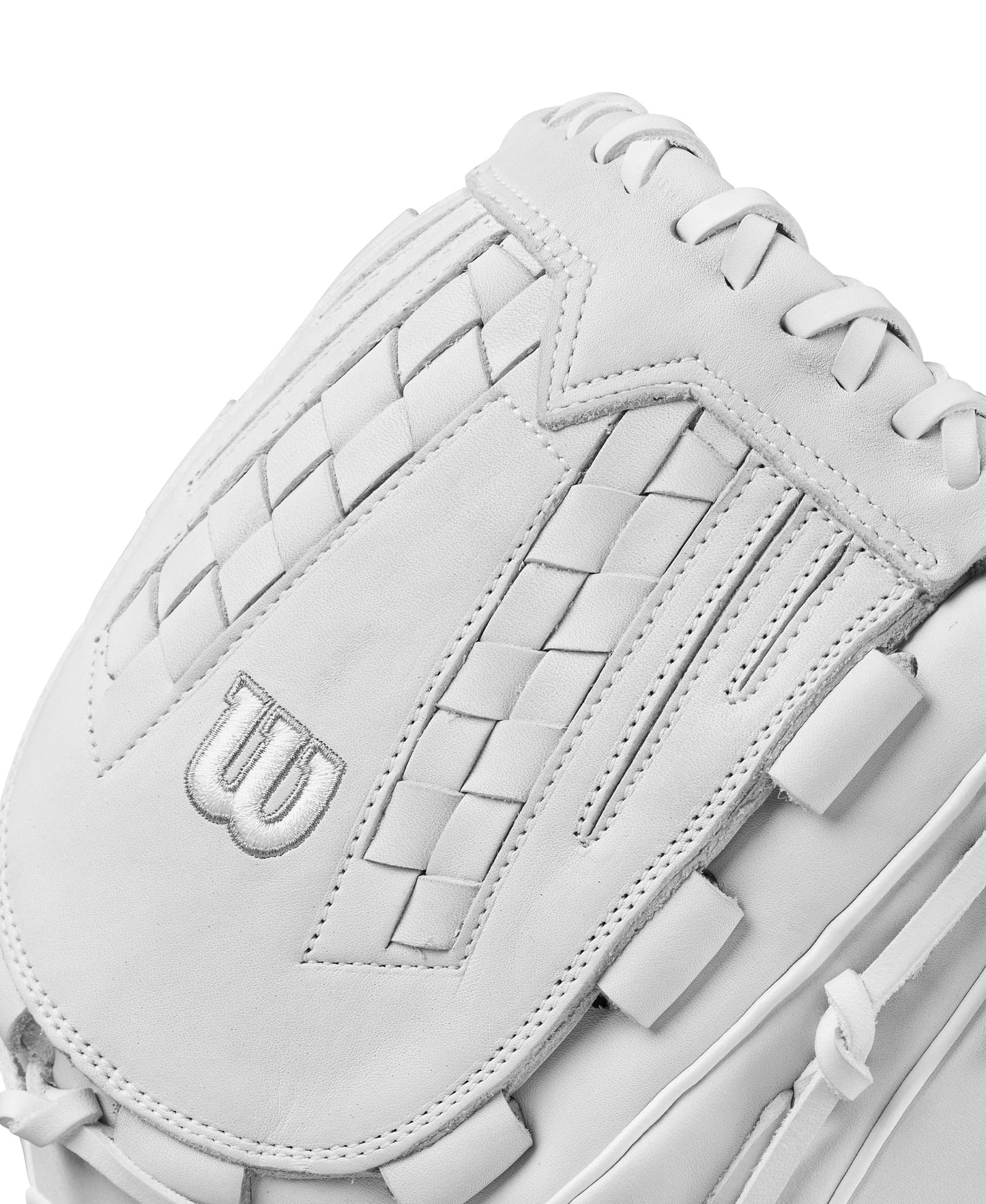 Wilson Fall 2024 A1000® V125 12.5” Outfield Fastpitch Softball Glove - White/Grey, Right Hand Throw