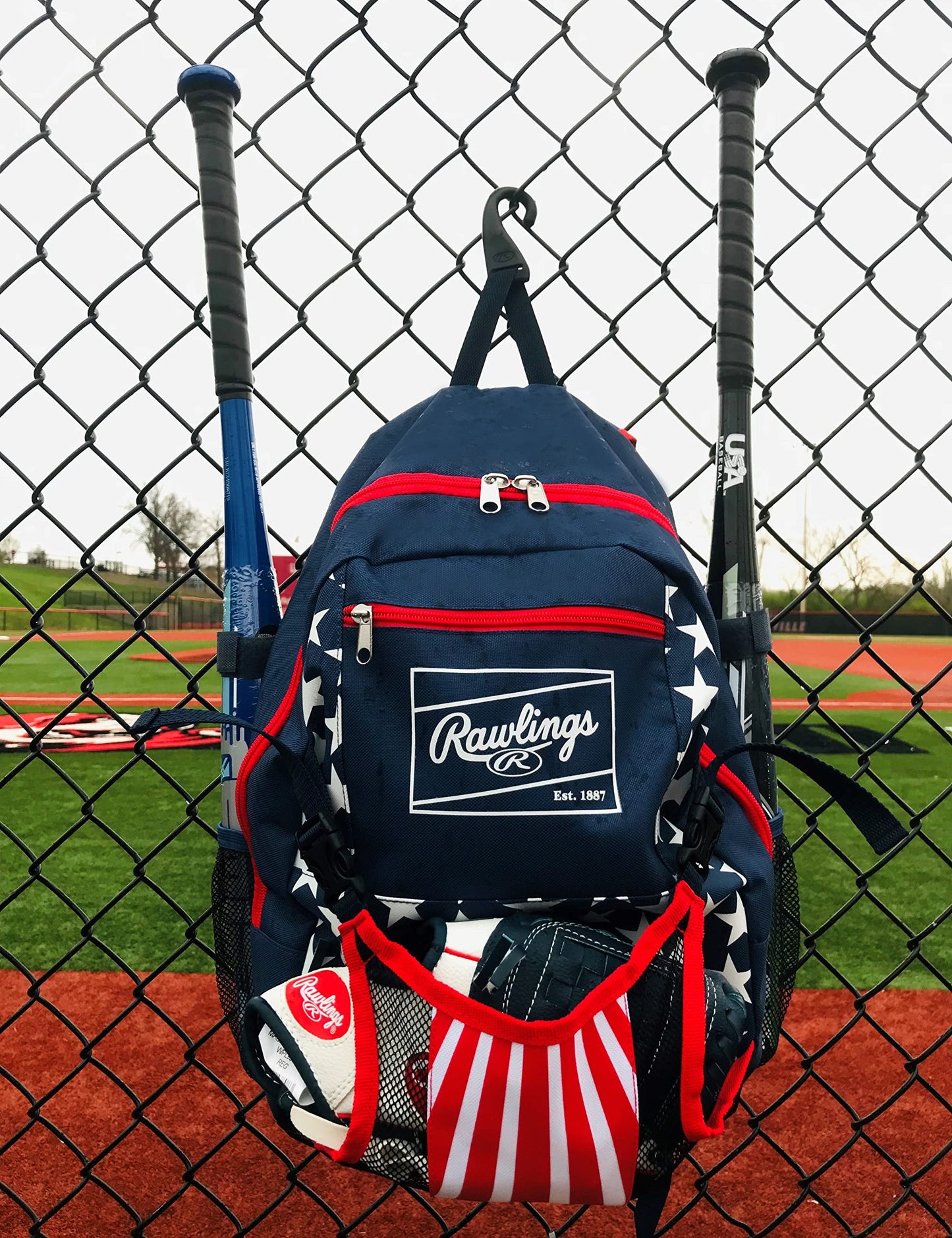 Rawlings | REMIX Backpack Equipment Bag | T-Ball & Youth Baseball / Softball | USA