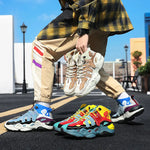 High-Top Basketball Shoes with Shock Absorption (Men's)