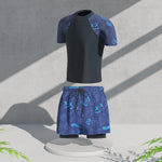 Men's Plus Size Stylish Swim Shorts with Drawstring