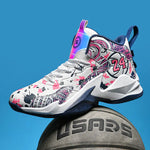 Boys' Basketball Shoes for Ages 11-15 (Leather)