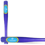 PS Trends Baseball Bat 18 inch Classic Wooden Baseball Bats for Training and Practice | Home Self Defense | Youth Kids Teen & Adult | Perfect for Little League and T-Ball (Purple).