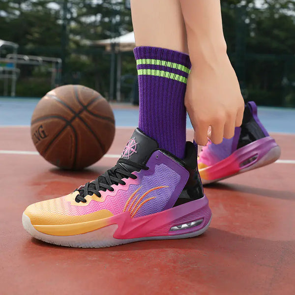 2023 Breathable High-Top Basketball Shoes for Couples