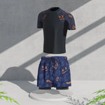 Men's Plus Size Stylish Swim Shorts with Drawstring