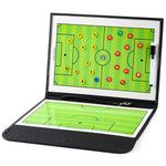 MASKEOBAP Soccer Coaching Board Soccer Coaches Clipboard Tactical Magnetic Board Portable Football Coaching Board Kit with Dry Erase Marker Pen and Zipper Bag