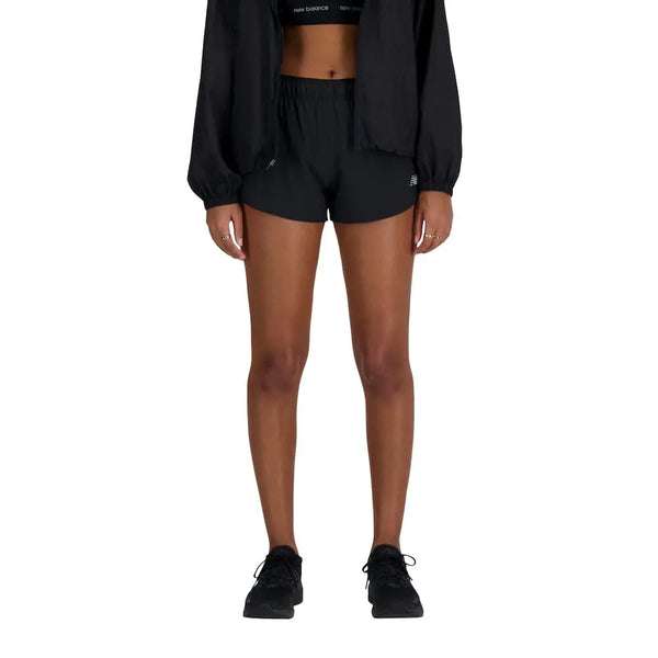 New Balance Womens RC Short 3" Black X-Small