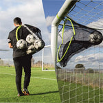 QUICKPLAY Target Sax 2in1 Soccer Target Net & Ball Bag | Multi-Sport Equipment Bag