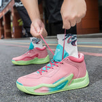 Men's Spring Basketball Shoes for Students - High Top
