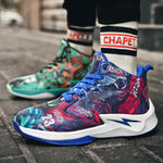 Autumn Graffiti High-Top Basketball Shoes for Men