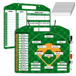Baseball Lineup Board For DugoutDry Erase Baseball Clipboard For Coachesmagnetic Baseball Lineup BoardDouble Sided Baseball Scoreboard30Pcs Lineup Cards2 Pen&Snap Hooksline Up Cards Baseball