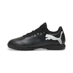 PUMA Future Play Turf Training Soccer Shoes Black White 2 US Unisex Big Kid