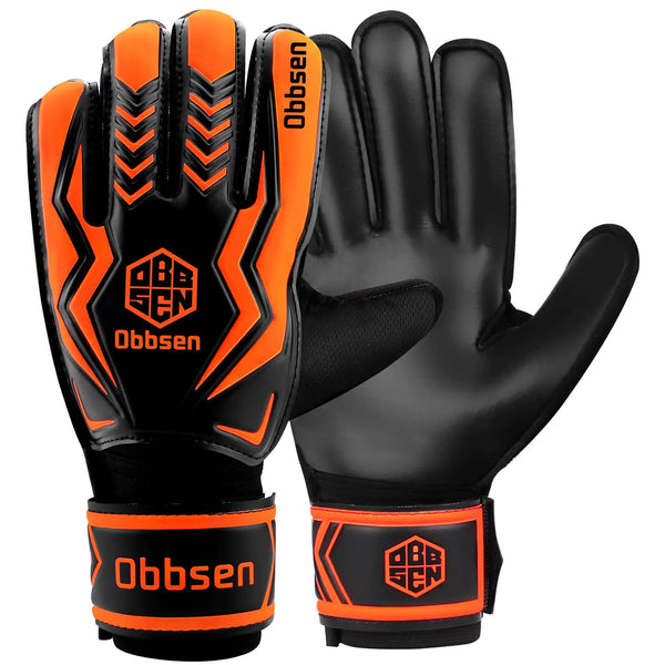Obbsen Soccer Goalie Gloves for Kids Youth&Adult Soccer Goalkeeper Gloves Strong Grip Goalkeeping Gloves with Finger Protection Men/Women/Boys/Girls