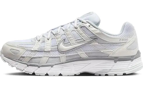 Nike P-6000 Shoes (FV6603-101 Metallic Summit White/Pure Platinum/Wolf Grey/White) Size 5