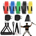 Hikeen Resistance Bands for Baseball Baseball Resistance Trainer Kits with Interchangeable Grips to Build Pitching Arm Strength Baseball Training Aid for Baseball Players Baseball Pitching Trainer