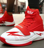 Men's High-Top Basketball Shoes - Breathable & Durable