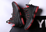 Cushioned High-Top Basketball Shoes for Outdoor Sports