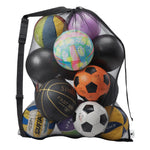 DoGeek Heavy Duty Soccer Ball Net Bag(12-14Balls) Basketball Mesh Ball Bag Soccer Ball Bags Mesh for Coaches Extra Large Mesh Drawstring Bags