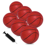Vobab 6" Mini Basketballs 6 Pack Small Basketball for Kids Basketball Hoop PVC Mini Toy Basketball for Indoor Basketball Hoop Pool Basketball for Toddler Adults Outdoor