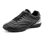 BETOOSEN Mens Soccer Shoes Football Non-Slip Spikes Futsal Training Turf Soccer Cleats (14 Black)