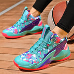 New Men's High-Top Pink Casual Basketball Shoes