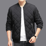 Quilted Cotton Baseball Jacket