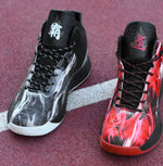 Men's High-Top Basketball Shoes - Breathable & Durable