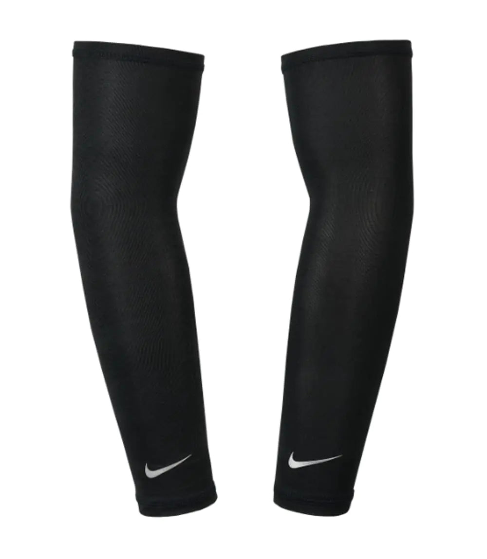 Nike Dri-Fit UV Solar Arm Sleeves - 1 Pair - Unisex - Adult (Black Adult S/M)