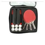 "Table Tennis Racket Set with 4 Bats and 8 Balls"